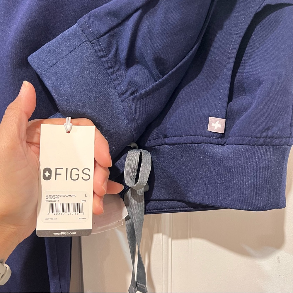 Figs Navy Zamora Pants Size Large